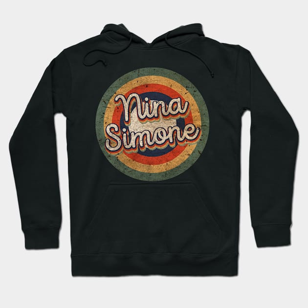 Nina Name Personalized Simone Vintage Retro 60s 70s Birthday Gift Hoodie by Romantic Sunset Style